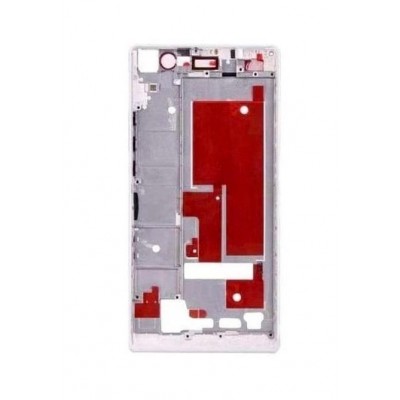 Lcd Frame Middle Chassis For Huawei Ascend P7 With Dual Sim Pink By - Maxbhi Com