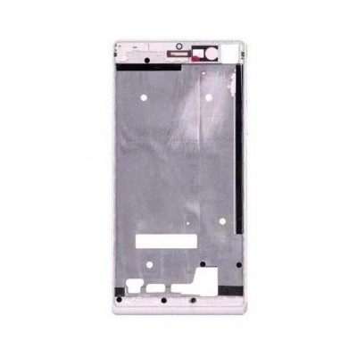 Lcd Frame Middle Chassis For Huawei Ascend P7 With Dual Sim Pink By - Maxbhi Com