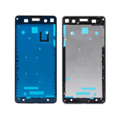 Lcd Frame Middle Chassis For Sony Xperia E5 Black By - Maxbhi Com