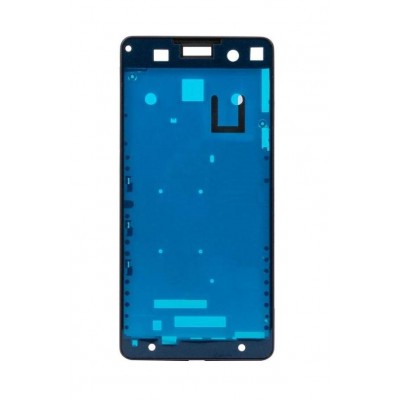 Lcd Frame Middle Chassis For Sony Xperia E5 Black By - Maxbhi Com