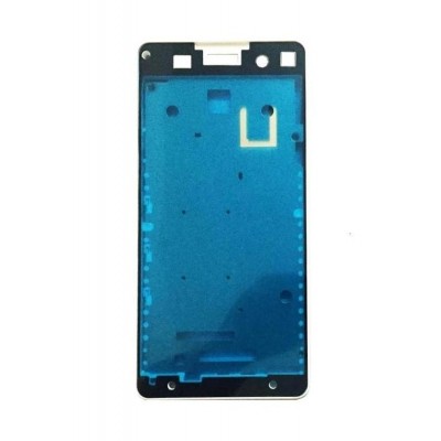 Lcd Frame Middle Chassis For Sony Xperia E5 White By - Maxbhi Com