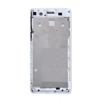 Lcd Frame Middle Chassis For Sony Xperia E5 White By - Maxbhi Com