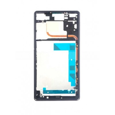 Lcd Frame Middle Chassis For Sony Xperia Z3 Dual D6633 Green By - Maxbhi Com