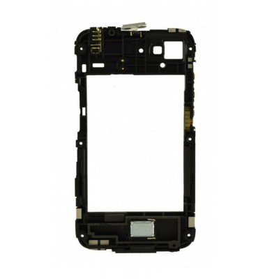 Lcd Frame Middle Chassis For Blackberry Q5 Red By - Maxbhi Com