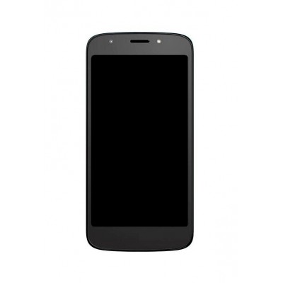 Lcd Frame Middle Chassis For Motorola Moto E5 Cruise Black By - Maxbhi Com