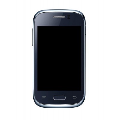 Lcd Frame Middle Chassis For Samsung Galaxy Young S6310 Black By - Maxbhi Com