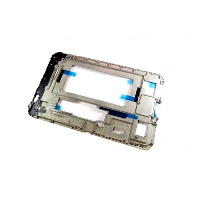Lcd Frame Middle Chassis For Samsung P1010 Galaxy Tab Wifi Black By - Maxbhi Com