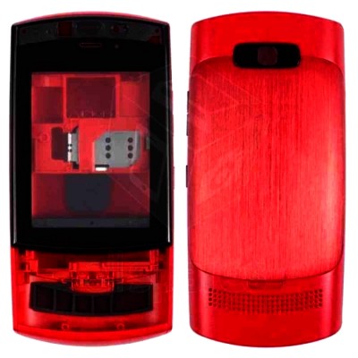 Full Body Housing For Nokia Asha 303 Red - Maxbhi Com