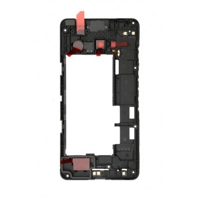 Lcd Frame Middle Chassis For Microsoft Lumia 640 Lte Blue By - Maxbhi Com