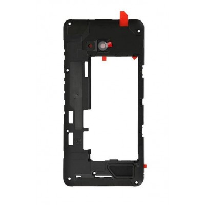 Lcd Frame Middle Chassis For Microsoft Lumia 640 Lte White By - Maxbhi Com