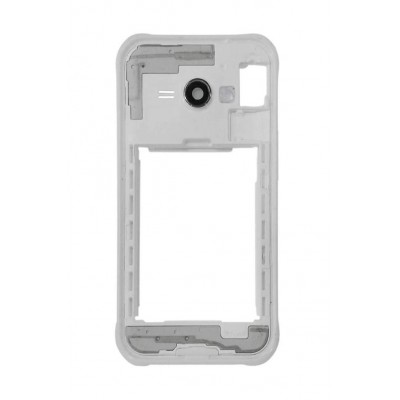 Lcd Frame Middle Chassis For Samsung Galaxy Ace 4 Black By - Maxbhi Com