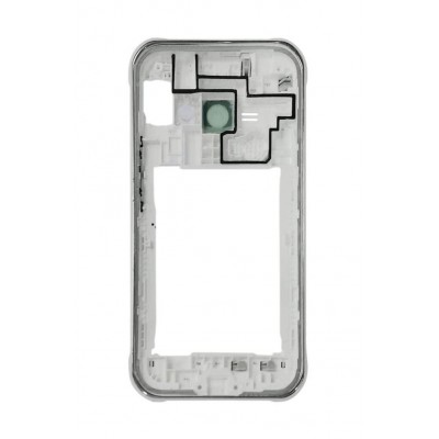 Lcd Frame Middle Chassis For Samsung Galaxy Ace 4 Lte Smg313f White By - Maxbhi Com