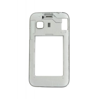 Lcd Frame Middle Chassis For Samsung Galaxy Young 2 Smg130h Black By - Maxbhi Com