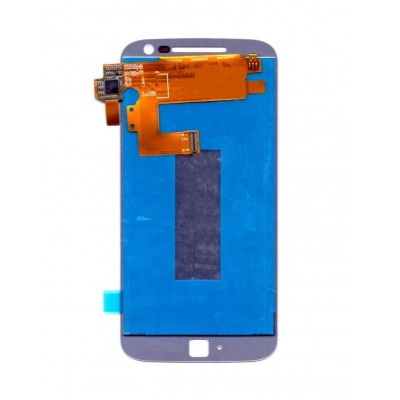 Lcd With Touch Screen For Moto G4 Plus 32gb White By - Maxbhi Com