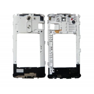 Lcd Frame Middle Chassis For Lg G3 Stylus D690 Black By - Maxbhi Com