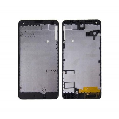 Lcd Frame Middle Chassis For Microsoft Lumia 550 Black By - Maxbhi Com