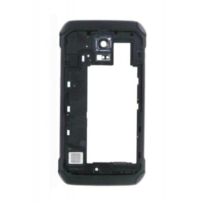 Lcd Frame Middle Chassis For Samsung Galaxy S5 Active Smg870a Green By - Maxbhi Com