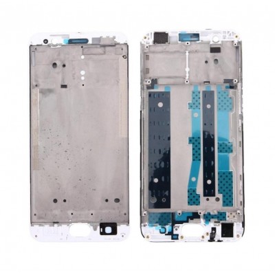 Lcd Frame Middle Chassis For Oppo A59 White By - Maxbhi Com