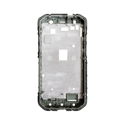 Lcd Frame Middle Chassis For Cat S31 White By - Maxbhi Com