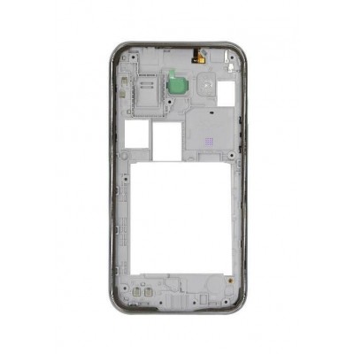 Lcd Frame Middle Chassis For Samsung Galaxy J2 2017 White By - Maxbhi Com