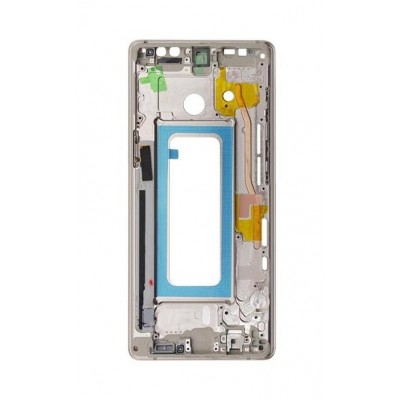 Lcd Frame Middle Chassis For Samsung Galaxy Note 8 White By - Maxbhi Com