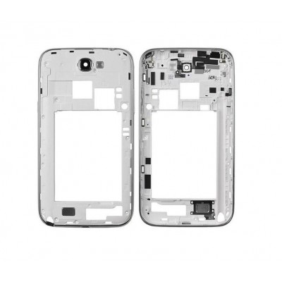 Lcd Frame Middle Chassis For Samsung Galaxy Note Ii N7102 White By - Maxbhi Com