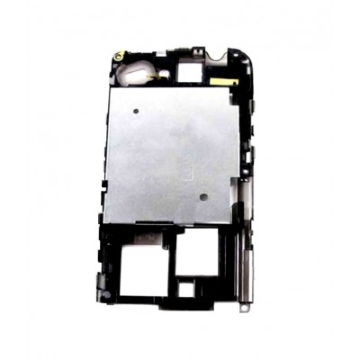 Lcd Frame Middle Chassis For Htc Desire A8181 Silver By - Maxbhi Com