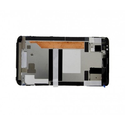 Lcd Frame Middle Chassis For Htc Hd2 T8585 Black By - Maxbhi Com
