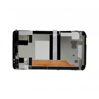 Lcd Frame Middle Chassis For Htc Hd2 T8585 Black By - Maxbhi Com