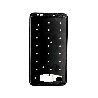 Lcd Frame Middle Chassis For Lenovo K5 Note 2018 Black By - Maxbhi Com