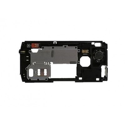 Lcd Frame Middle Chassis For Nokia N70 Musicedition Black By - Maxbhi Com