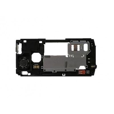 Lcd Frame Middle Chassis For Nokia N70 Musicedition White By - Maxbhi Com
