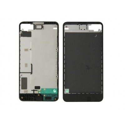 Lcd Frame Middle Chassis For Nokia Lumia 630 3g Black By - Maxbhi Com
