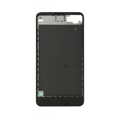 Lcd Frame Middle Chassis For Nokia Lumia 630 3g Black By - Maxbhi Com