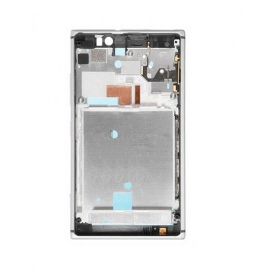 Lcd Frame Middle Chassis For Nokia Lumia 925 Black By - Maxbhi Com