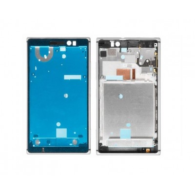Lcd Frame Middle Chassis For Nokia Lumia 925 White By - Maxbhi Com