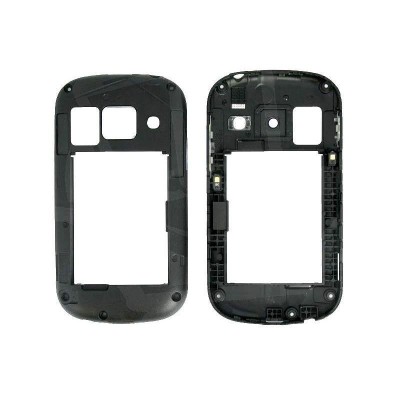 Lcd Frame Middle Chassis For Samsung Galaxy Fame S6810p With Nfc Black By - Maxbhi Com