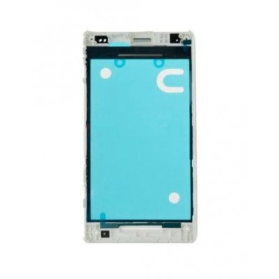 Lcd Frame Middle Chassis For Sony Xperia E1 Dual White By - Maxbhi Com