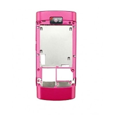 Middle For Nokia X302 Touch And Type Red - Maxbhi Com