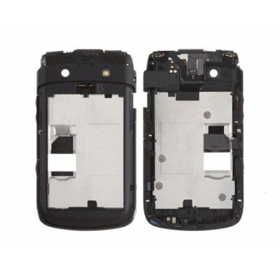 Lcd Frame Middle Chassis For Blackberry Bold 9700 White By - Maxbhi Com