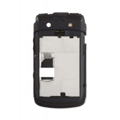 Lcd Frame Middle Chassis For Blackberry Bold 9700 White By - Maxbhi Com