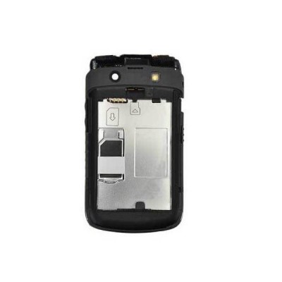 Lcd Frame Middle Chassis For Blackberry Onyx Ii 9780 White By - Maxbhi Com