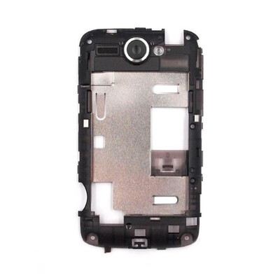 Lcd Frame Middle Chassis For Htc Wildfire A3333 Silver By - Maxbhi Com
