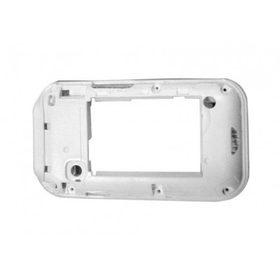 Lcd Frame Middle Chassis For Samsung C3300k Champ White By - Maxbhi Com