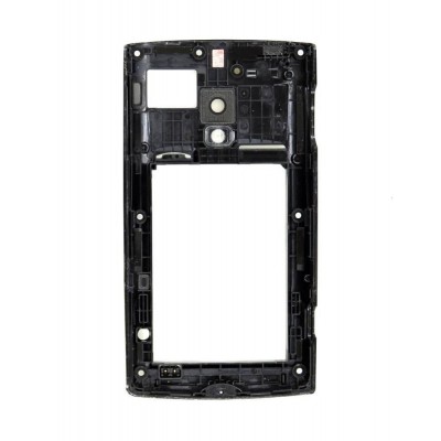 Lcd Frame Middle Chassis For Sony Ericsson Xperia X3 Black By - Maxbhi Com