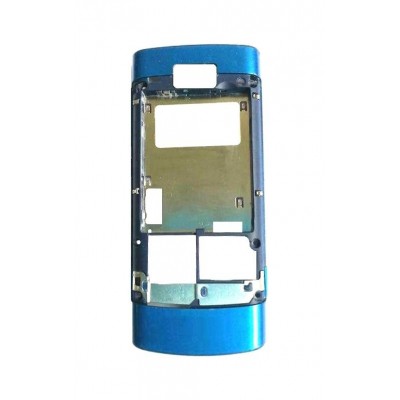 Lcd Frame Middle Chassis For Nokia X302 Rm639 Blue By - Maxbhi Com