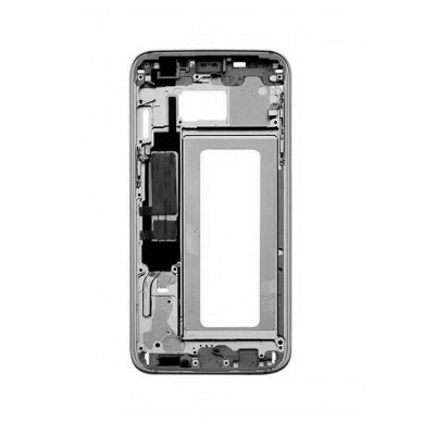 Lcd Frame Middle Chassis For Samsung Galaxy S7 Edge 64gb Blue By - Maxbhi Com