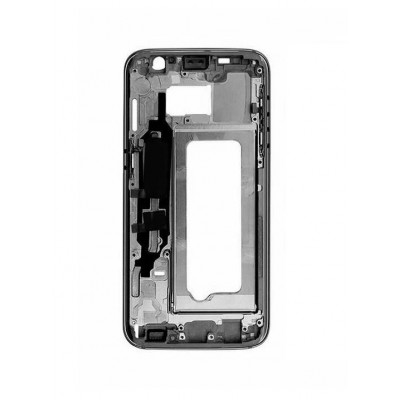 Lcd Frame Middle Chassis For Samsung Galaxy S7 Edge 64gb Pearl By - Maxbhi Com
