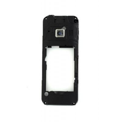 Lcd Frame Middle Chassis For Samsung Metro Duos White By - Maxbhi Com