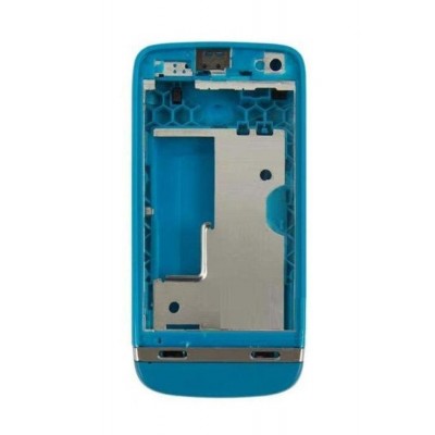 Lcd Frame Middle Chassis For Nokia Asha 311 Rm714 Blue By - Maxbhi Com